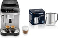 De'Longhi Magnifica Evo - Machine à Café Automatique avec Broyeur, Argent, Inclus Pichet à Lait Inox 350ml