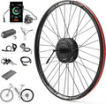 Kit de Conversion Vélo Électrique 36V 250W - Moteur Roue Arrière 26' à 700C, Cassette Brushless avec Écran DP C18