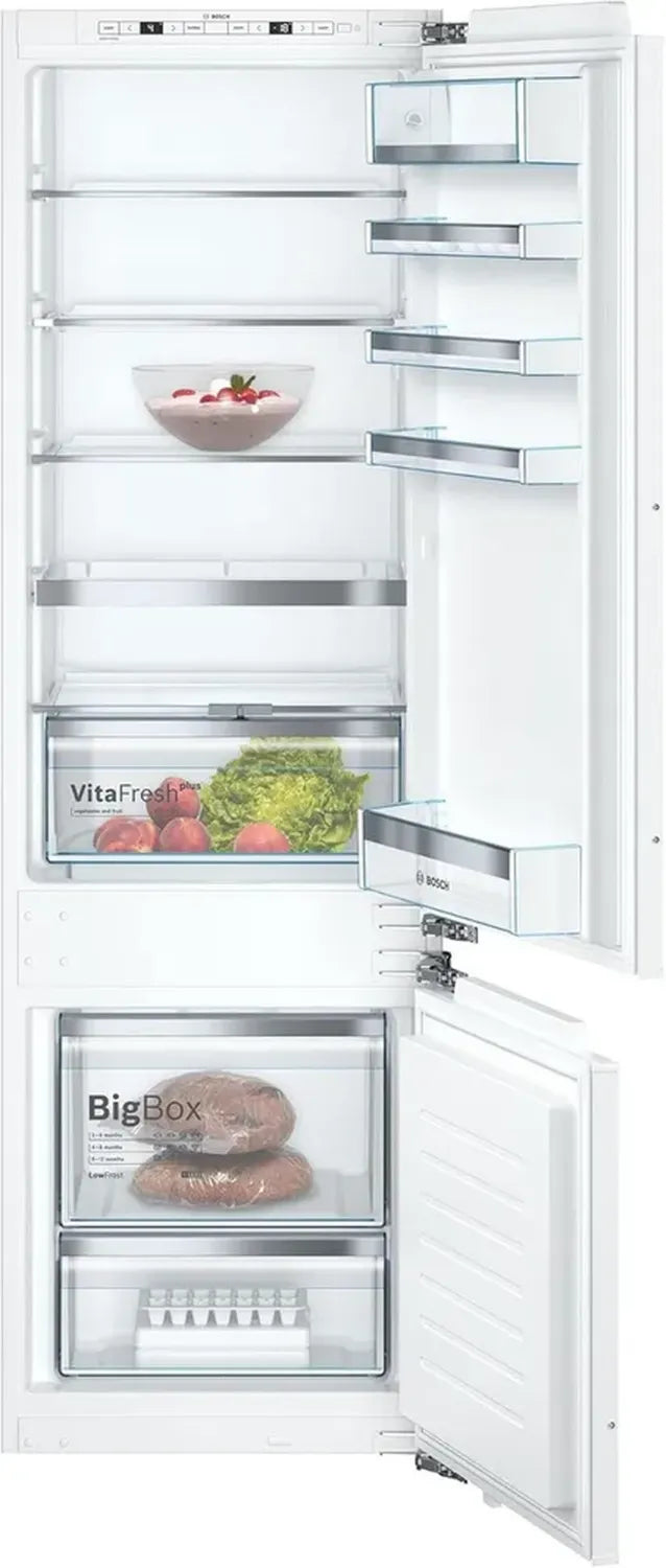 Réfrigérateur-Congélateur Intégré Bosch Serie 6 KIS87AFE0, 272 L, Classe E, Blanc