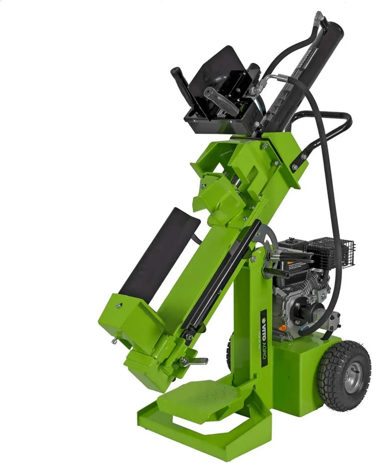 Fendeuse de Bûches Professionnelle 12 Tonnes 7 CV, Moteur Essence 208 cm³, Coupe 52 cm, Autonomie 2h30