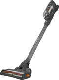 Aspirateur Balai sans Fil 2en1 BLACK+DECKER, 18V, Autonomie 40 Min, Gris Foncé