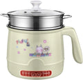 Cuiseur Électrique Multifonction avec Poignée, Mini Marmite pour Ramen et Riz, Idéal pour Dortoir et Bureau, Disponible en Vert