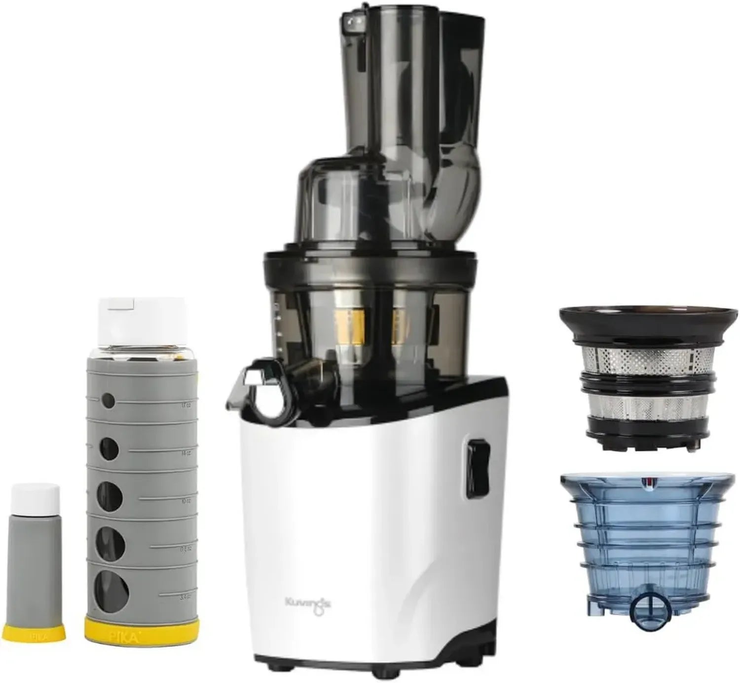 Extracteur de Jus Kuvings REVO830 avec Kit Sorbet, Smoothie et Bouteille Sous Vide - Blanc