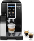 De'Longhi Dinamica Plus ECAM382.70.B - Machine à café automatique avec technologie LatteCrema, 18 recettes, écran TFT, 1450W, noir