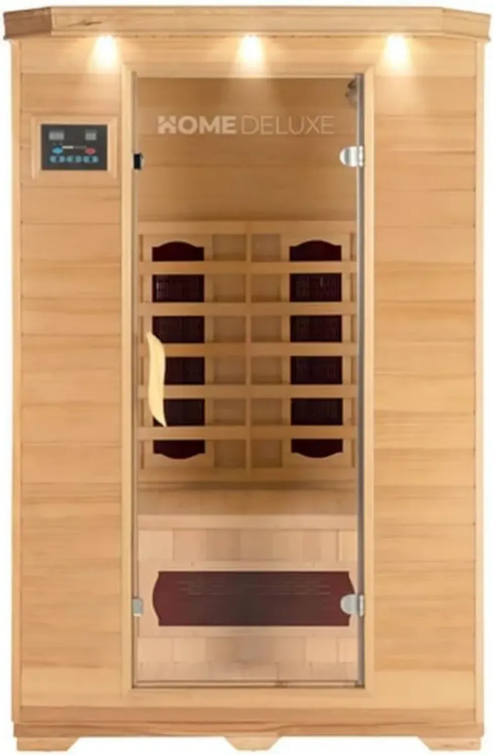 Cabine Infrarouge Deluxe pour 2 Personnes - Émetteurs Céramiques - Bois Hemlock