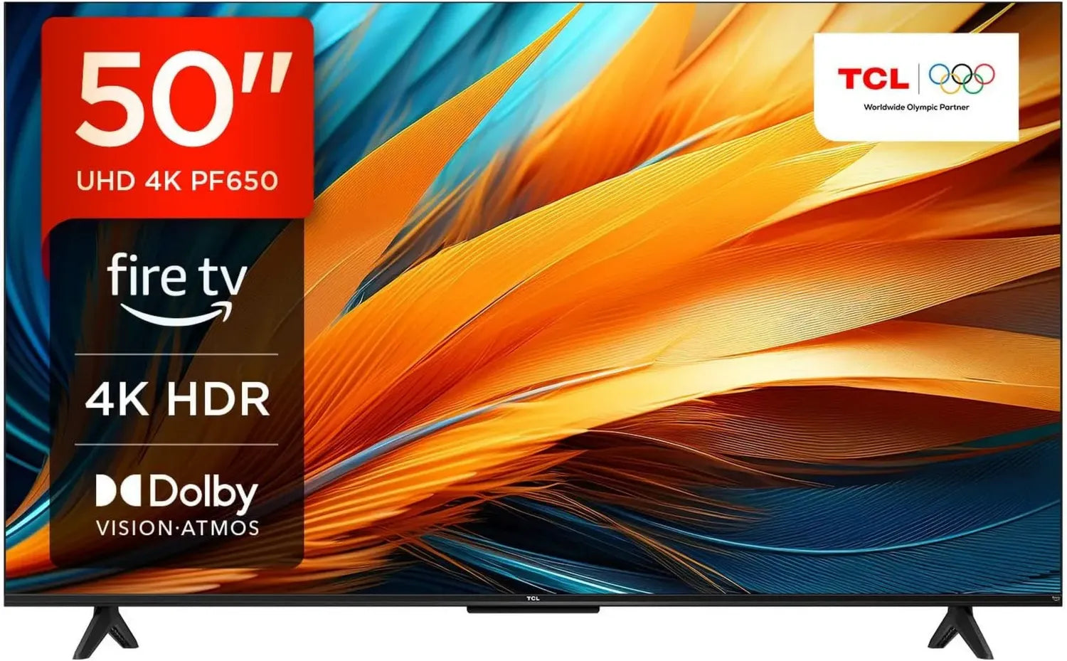 TCL Téléviseur 50' 4K UHD HDR avec Smart LED et Dolby