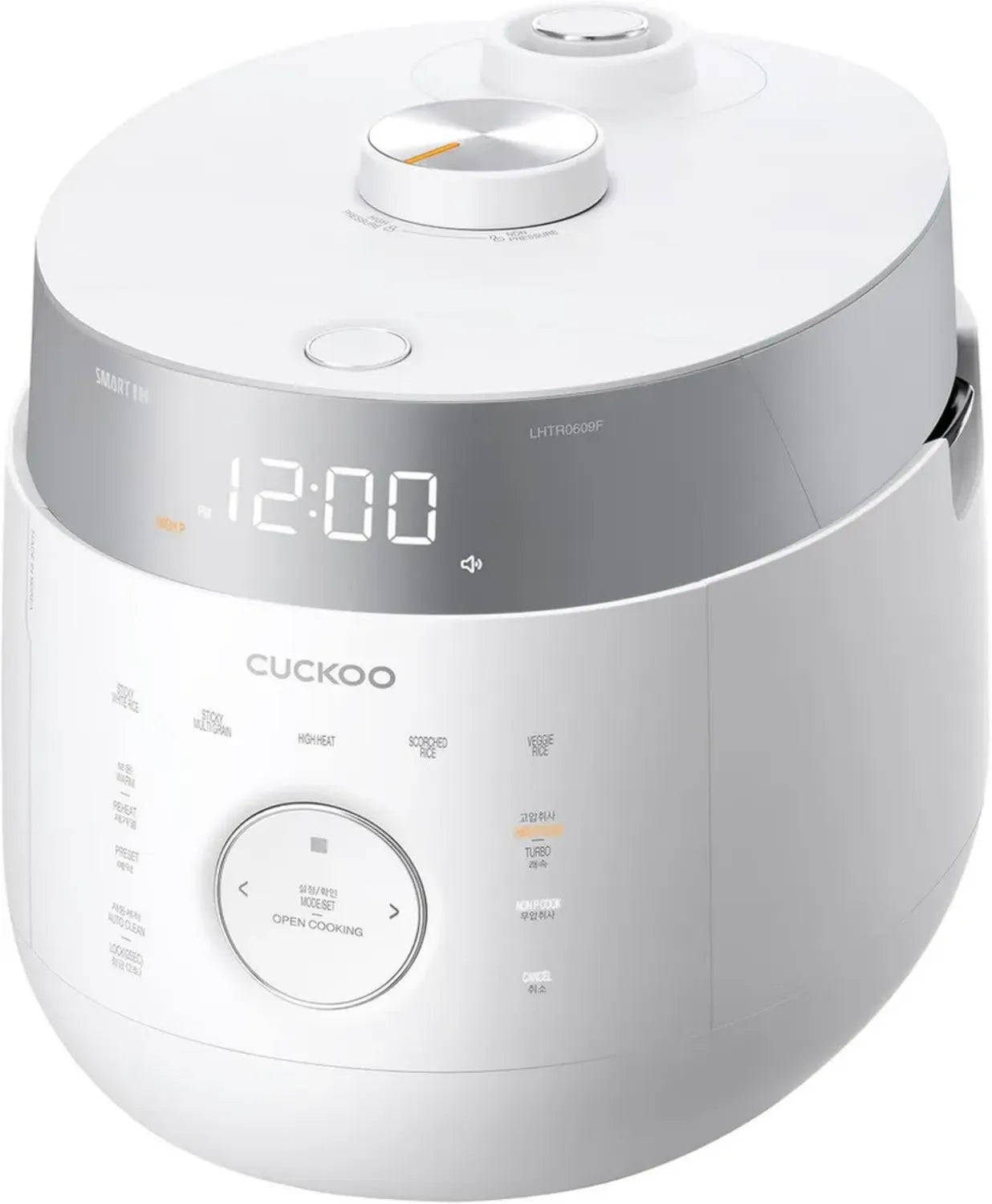 CUCKOO Autocuiseur à Induction 1.08L - 6 Tasses - Blanc