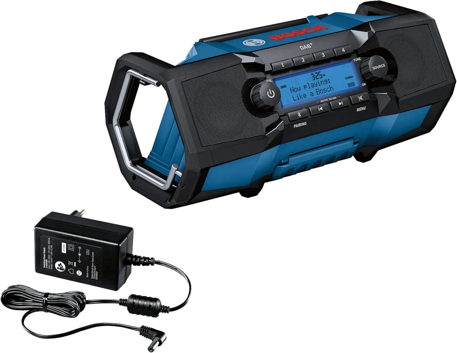 Radio de Chantier Sans Fil Bosch 18V avec DAB+, Bluetooth et FM