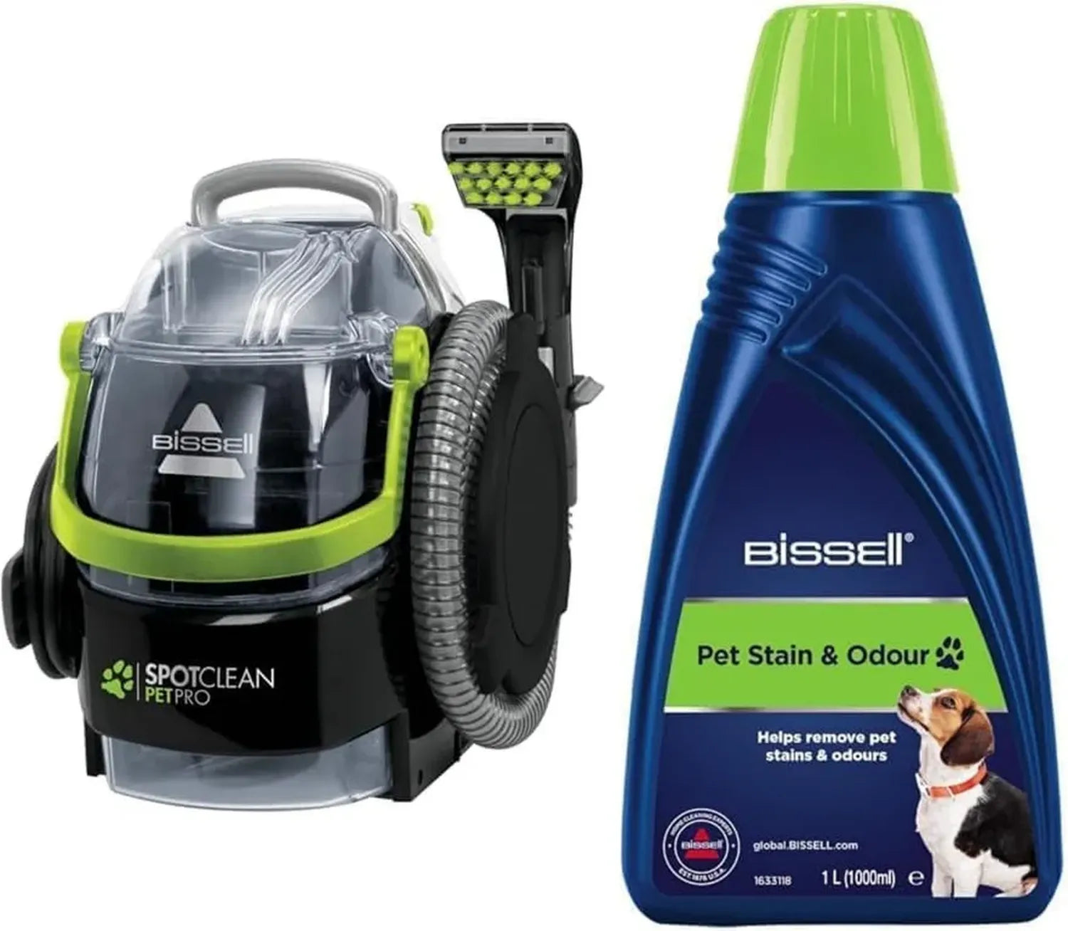 Bissell Nettoyeur Portable SpotClean Pet Pro avec Formule Élimination Odeurs et Taches