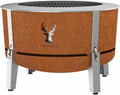 Brasero d'Extérieur Alpha 800 - Réduction de Fumée 95% - Fabriqué en UE - Foyer Inox Premium - Pieds Réglables - Grand Tiroir à Cendres