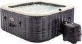 Spa Gonflable Carré Deluxe 4 Places Intex avec Chauffage et Accessoires