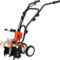 Motobineuse à Essence Compacte avec Moteur Puissant, Cultivateur Légère pour Jardin