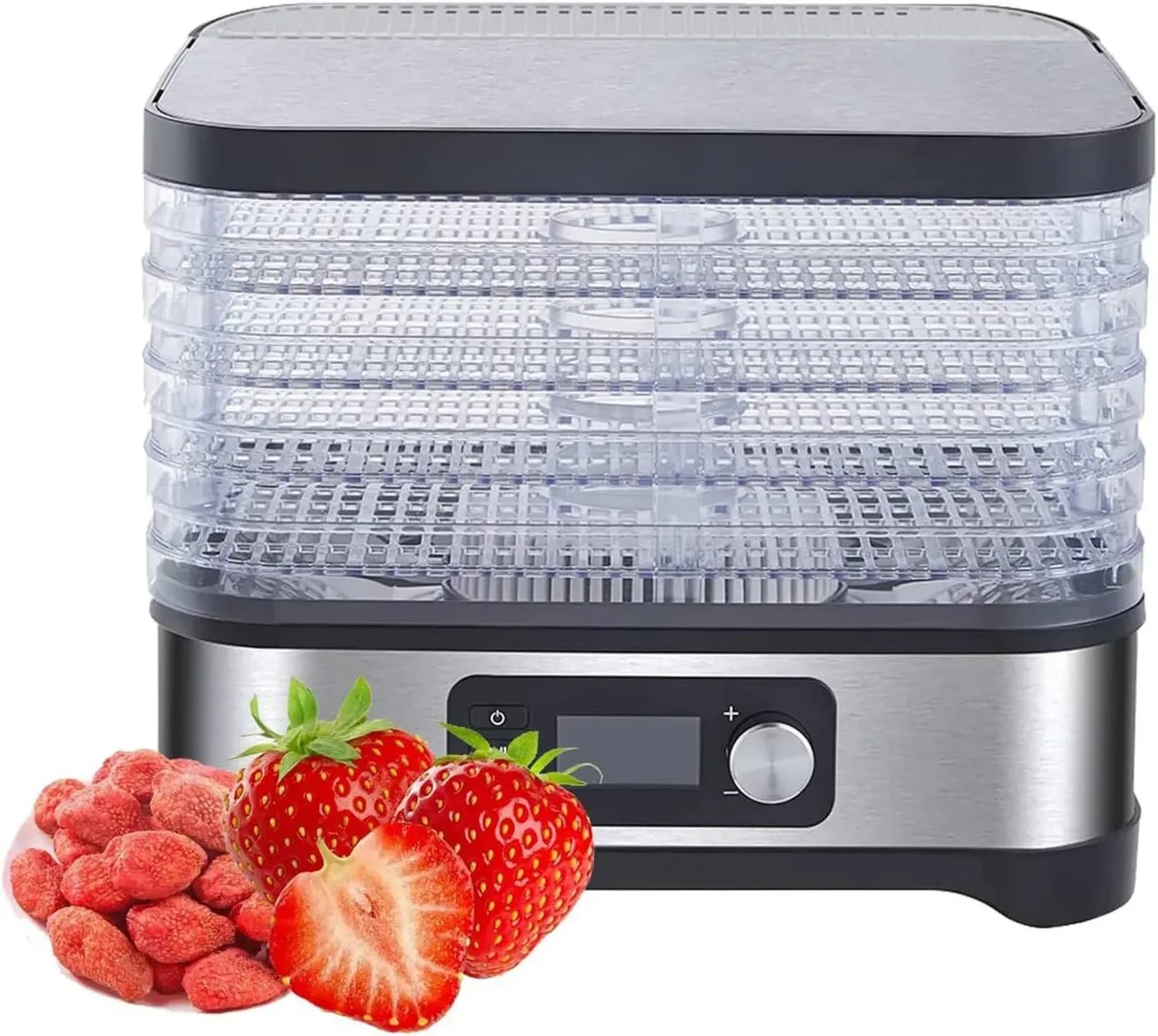 Appareil de déshydratation alimentaire électrique, idéal pour viandes, fruits, noix et légumes, design compact