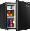 Réfrigérateur Compact EUHOMY 46L avec Congélateur, Porte Réversible, Thermostat Ajustable, Économique et Silencieux