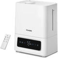 Humidificateur Ultrasonique 6L pour Grandes Pièces, Silencieux 28dB, Capteur d'Humidité et Veilleuse
