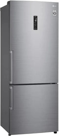 LG GBB567PZCMB1 - Réfrigérateur Combiné No Frost 499 L, 185 cm, Congélateur avec DoorCooling, Compresseur Smart Inverter, Contrôle via Application, Finition Inox Anti-traces