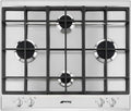 Plaque de Cuisson à Gaz Smeg P260 X GH, 60 cm, Inox