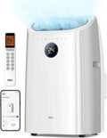 Climatiseur Portable DREO 10 000 BTU, Efficace et Silencieux, Commande Vocale et Application, Minuterie 24h, Fonctions Ventilateur et Déshumidificateur