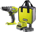 Perceuse-visseuse sans fil 18V RYOBI avec batterie 2,0 Ah et sac