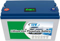 Batterie LiFePO4 Rechargeable 12V/24V pour Énergies Solaires, Camping-Car et Bateaux avec Système de Gestion BMS