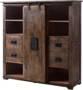 Armoire en Bois de Manguier Finition Huilée - Design Railway
