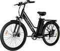 Vélo Électrique 26' pour Femme et Homme avec Moteur 250W, Batterie Amovible 36V, 6 Vitesses