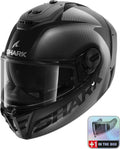 SHARK, Casque Intégral Moto Spartan RS Carbon avec Écran Fumé Additionnel