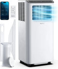 Climatiseur Portable 4-en-1 Pro Breeze 9000 BTU - Compatible WiFi avec Application, Télécommande et Kit Fenêtre - Pour Pièces jusqu'à 22m², Écoénergétique Classe A