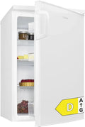 Réfrigérateur Bomann 133L Blanc, Éclairage LED, Température Réglable, 3 Clayettes en Verre