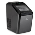 Klarstein Machine à Glace Familiale, Capacité 2,9L, Jusqu'à 15kg de Glaçons en 2 Tailles, Commande Tactile, Fonction Autonettoyante