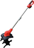 Motobineuse Électrique avec Affichage Numérique, Profondeur de Labour 24cm, Largeur 30cm, Alimentée par Batterie (Prise UE)