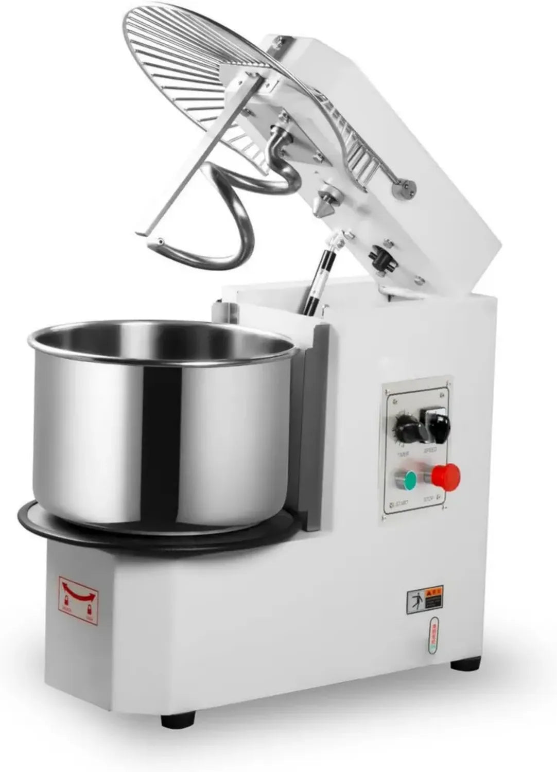 Mélangeur à Pâte 20L Professionnel - 2 Vitesses - Tête Réglable - 2000W - Usage Domestique